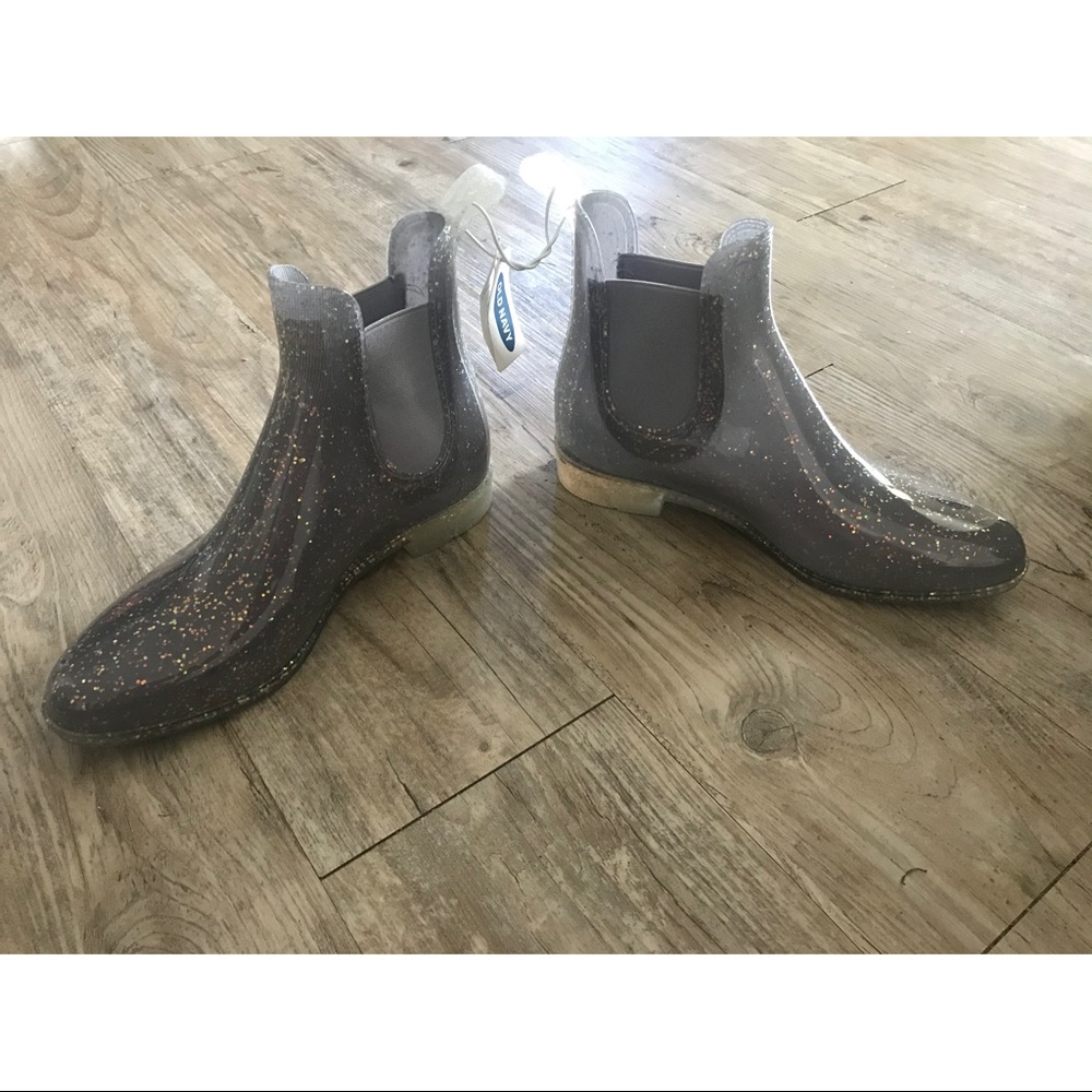 Glitter Rain Booties